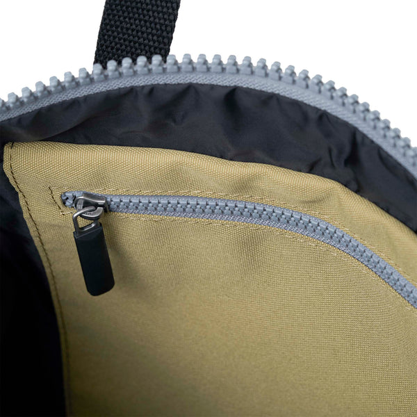 Roka London Black Label Canfield Roll Top Backpack In Khaki