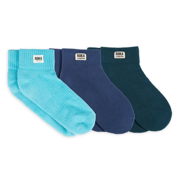 Roka London Blue Skies Multipack - Wembley Socks For Women