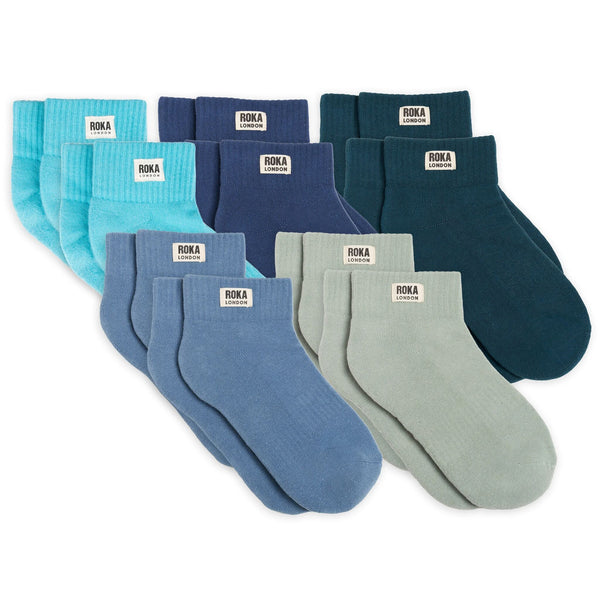 Roka London Blue Skies Multipack - Wembley Socks For Women