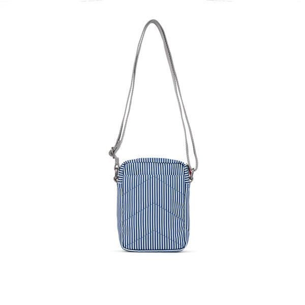 Roka London Bond Pocket Crossbody Bag In Blue Hickory