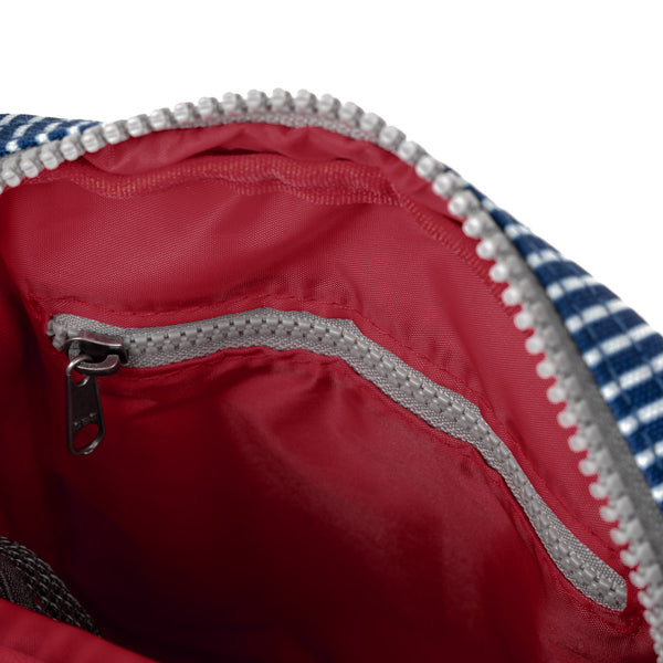 Roka London Bond Pocket Crossbody Bag In Blue Hickory