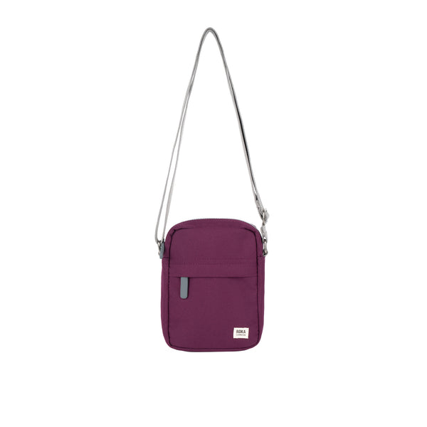roka london Bond Pocket Crossbody Bag in Cherry Lacquer