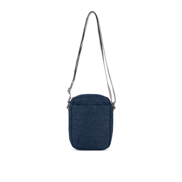 Roka London Bond Pocket Crossbody Bag In Dark Denim