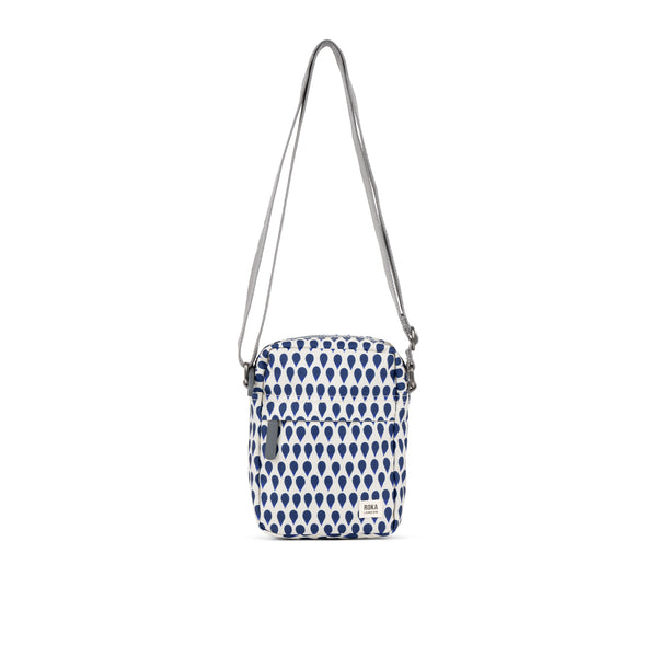 roka london Bond Pocket Crossbody Bag in Denim Rain
