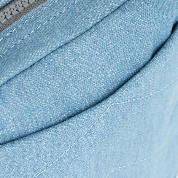 Roka London Bond Pocket Crossbody Bag In Light Denim