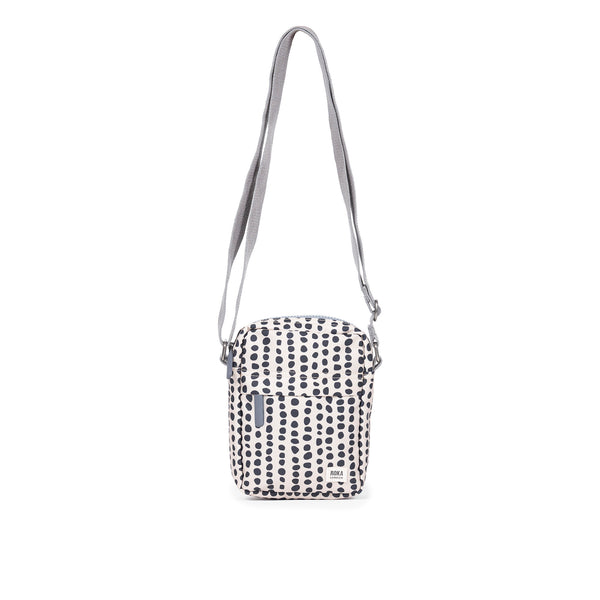 roka london Bond Pocket Crossbody Bag in Linear Dot
