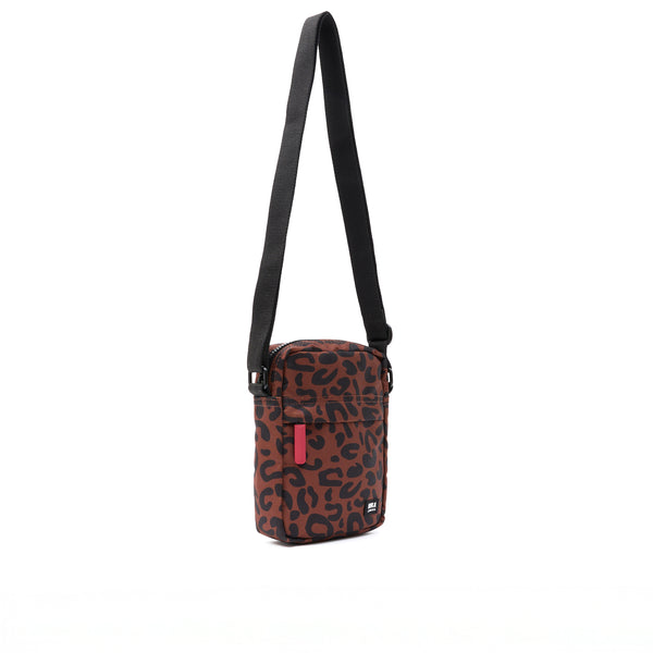 Roka London Bond Pocket Crossbody Bag In Scarlet Leopard