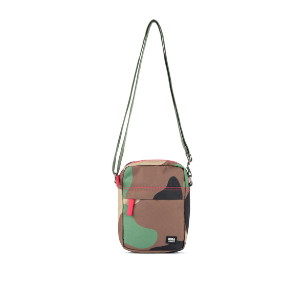 roka london Bond Pocket Crossbody Bag in Vintage Camo