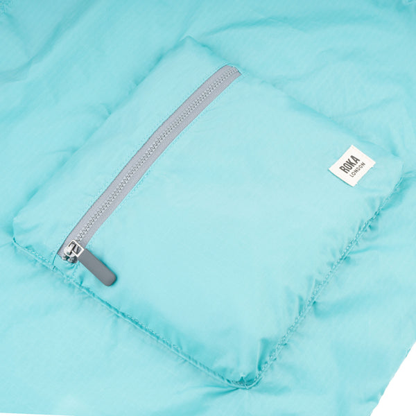 Roka London Borough Shopper Tote Bag In Aquatic Awe