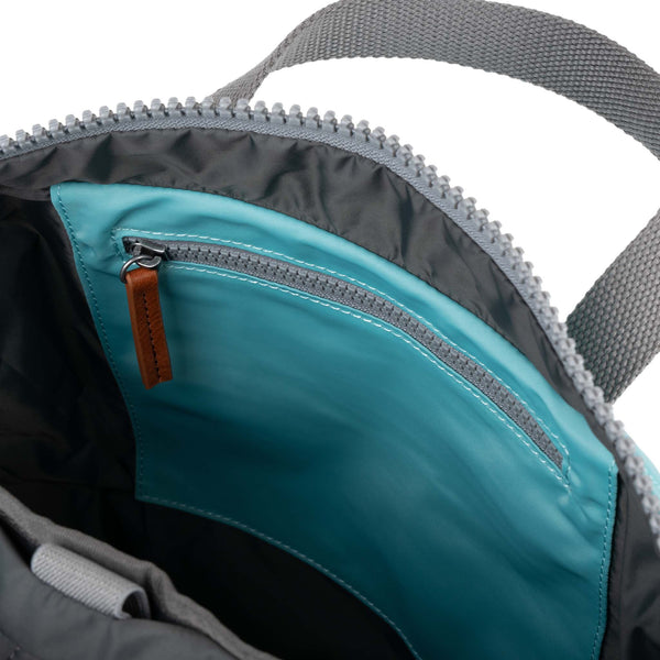 Roka London Canfield Roll Top Backpack In Aquatic Awe