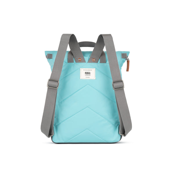 Roka London Canfield Roll Top Backpack In Aquatic Awe