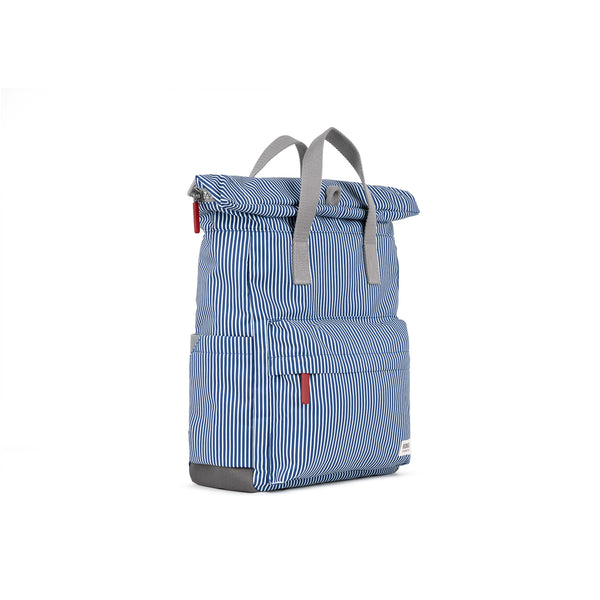 Roka London Canfield Roll Top Backpack In Blue Hickory
