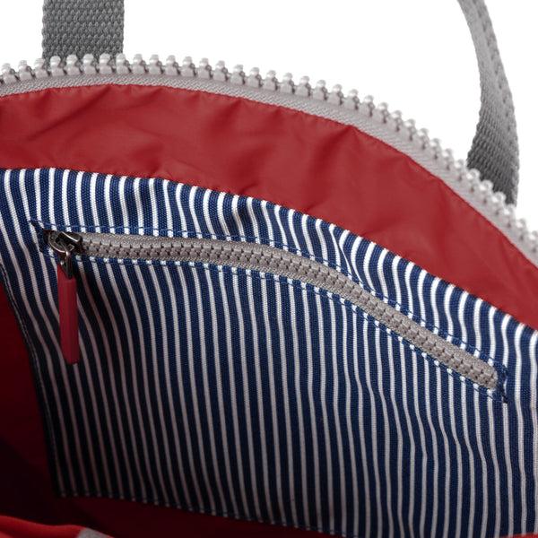 Roka London Canfield Roll Top Backpack In Blue Hickory