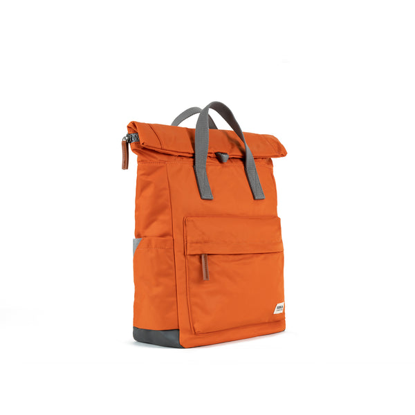 Roka London Canfield Roll Top Backpack In Burnt Orange