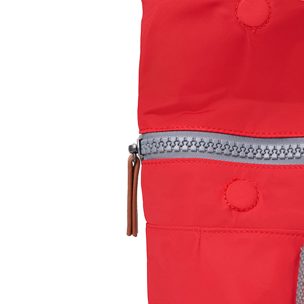 Roka London Canfield Roll Top Backpack In Chilli Oil