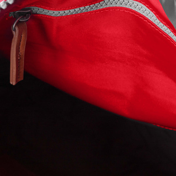 Roka London Canfield Roll Top Backpack In Cranberry