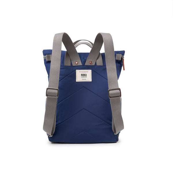 Roka London Canfield Roll Top Backpack In Crisp Blue