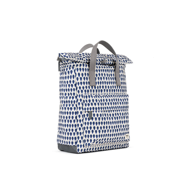 Roka London Canfield Roll Top Backpack In Denim Rain