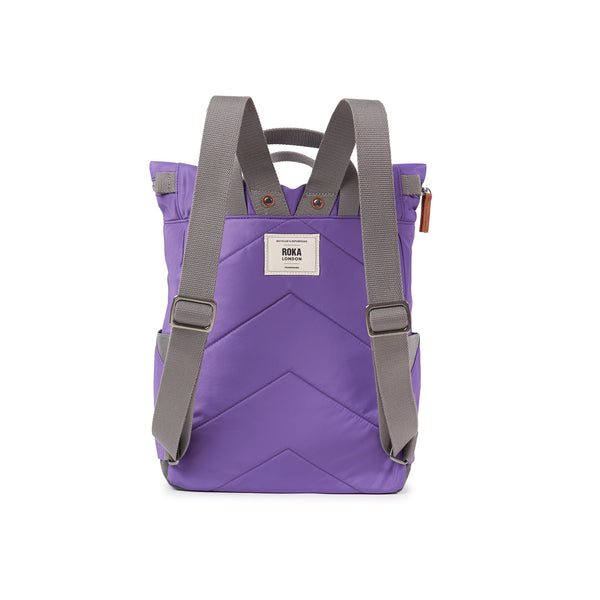 Roka London Canfield Roll Top Backpack In Fresh Purple
