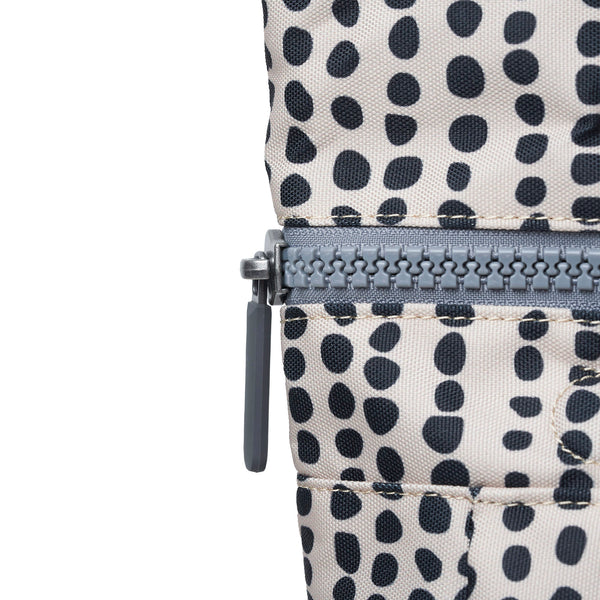 Roka London Canfield Roll Top Backpack In Linear Dot