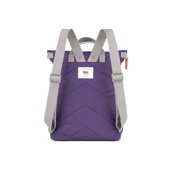 Roka London Canfield Roll Top Backpack In Majestic Purple