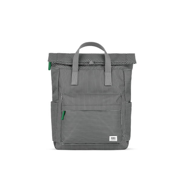 roka london Canfield Roll Top Backpack in Mixed Hickory