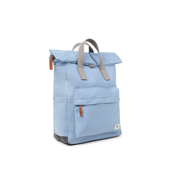 Roka London Canfield Roll Top Backpack In Retro Blue