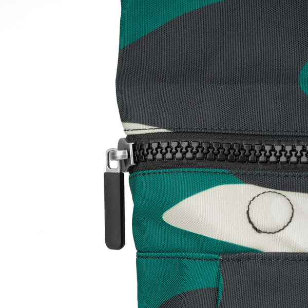 Roka London Canfield Roll Top Backpack In Urban Rose Camo