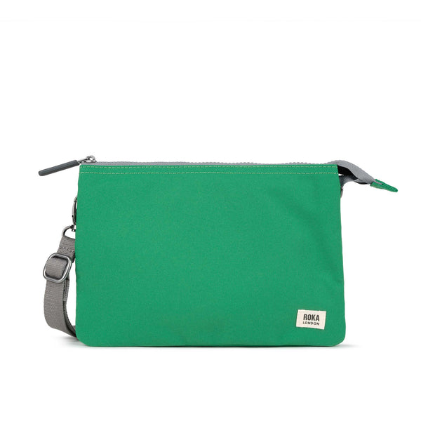 roka london Carnaby Crossbody Bag in Mountain Green