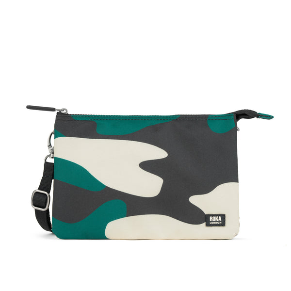 roka london Carnaby Crossbody Bag in Urban Rose Camo
