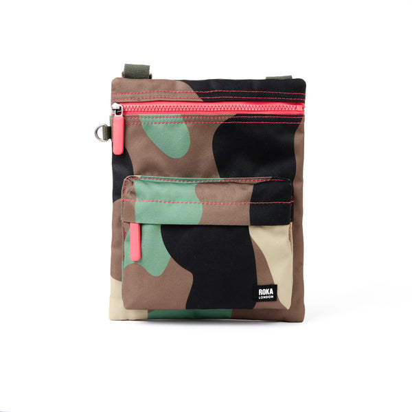roka london Chelsea B Crossbody Bag in Vintage Camo
