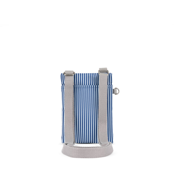 Roka London Chelsea Pocket Sling Bag In Blue Hickory