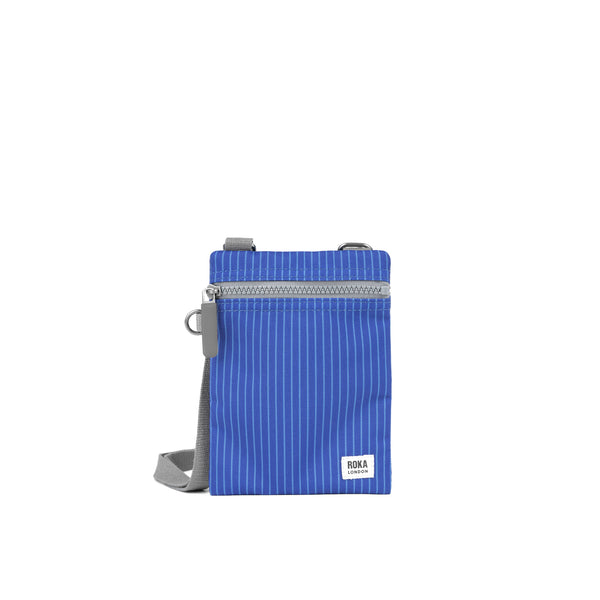 roka london Chelsea Pocket Sling Bag in Light Wash Denim