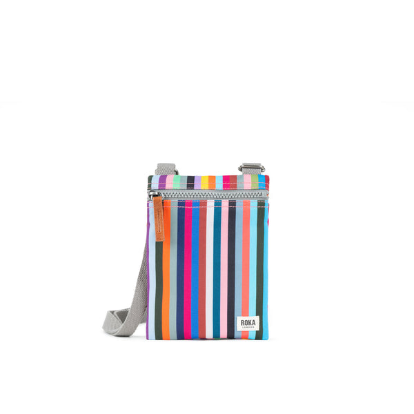 roka london Chelsea Pocket Sling Bag in Multi Stripe