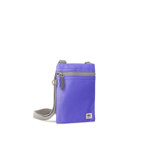 Roka London Chelsea Pocket Sling Bag In Simple Purple