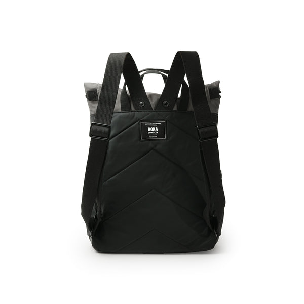 Roka London Creative Waste Canfield Backpack In Black/Graphite