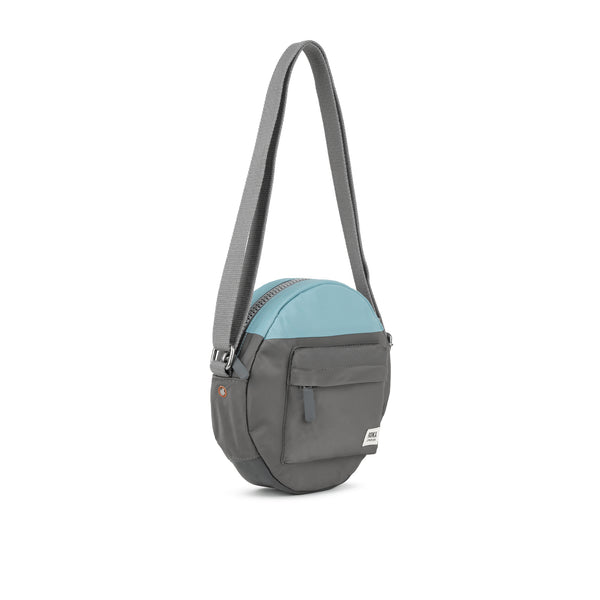 Roka London Creative Waste Paddington Crossbody In Graphite/Spearmint