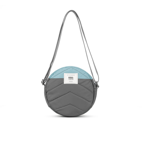 Roka London Creative Waste Paddington Crossbody In Graphite/Spearmint
