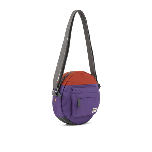 Roka London Creative Waste Paddington Crossbody In Imperial Purple/Rooibos