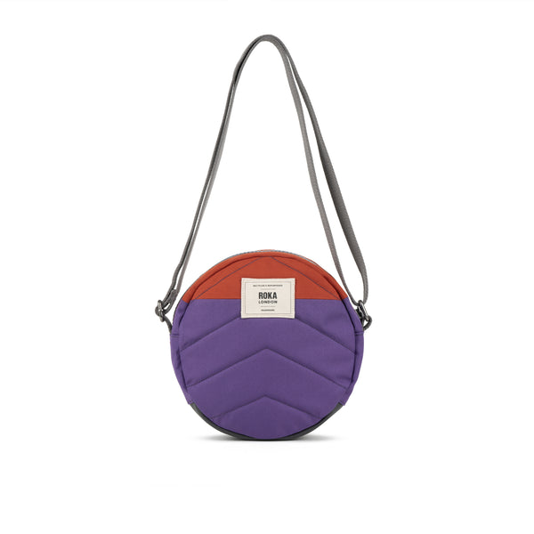 Roka London Creative Waste Paddington Crossbody In Imperial Purple/Rooibos