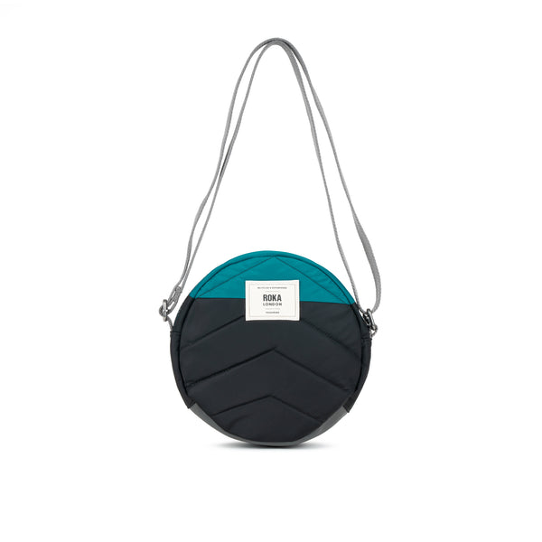 Roka London Creative Waste Paddington Crossbody In Marine/Black