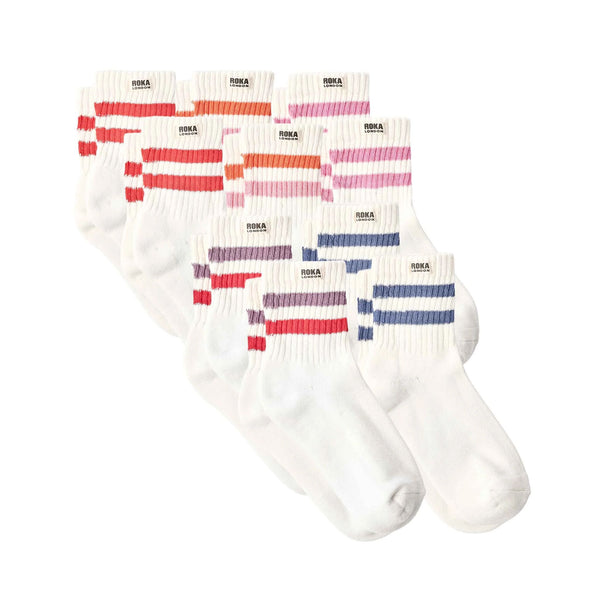 Roka London Everyday Retro Multipack - Windsor Socks For Women