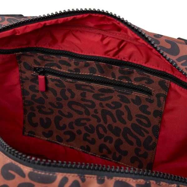 Roka London Gatwick Carry-On Duffel In Scarlet Leopard