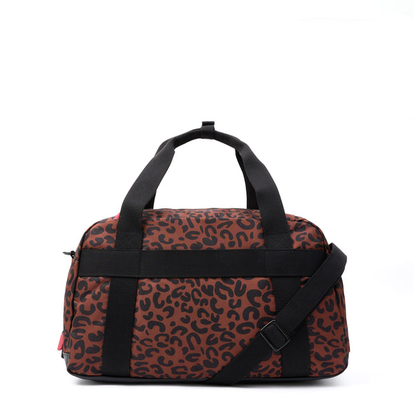 Roka London Gatwick Carry-On Duffel In Scarlet Leopard
