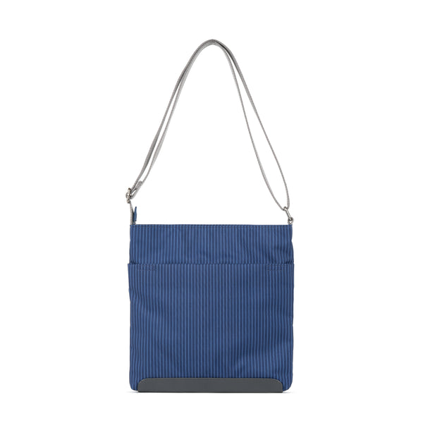 Roka London Kennington Crossbody In Dark Wash Denim