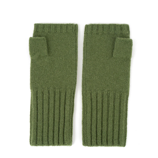 roka london Metropolitan Cashmere Gloves in Avocado