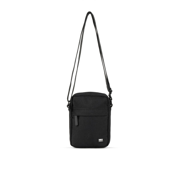 roka london All Black Bond Pocket Crossbody in Ash