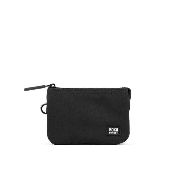 roka london All Black Carnaby Wallet in Ash
