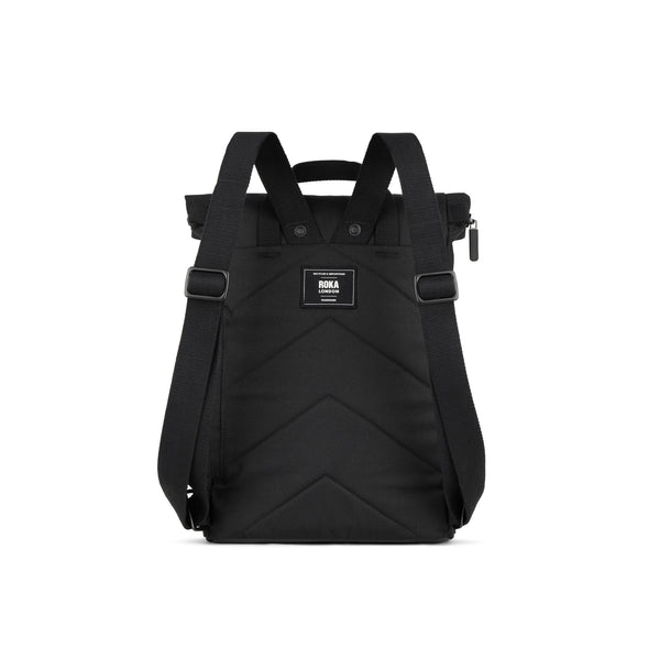 Roka London All Black Finchley Backpack In Ash