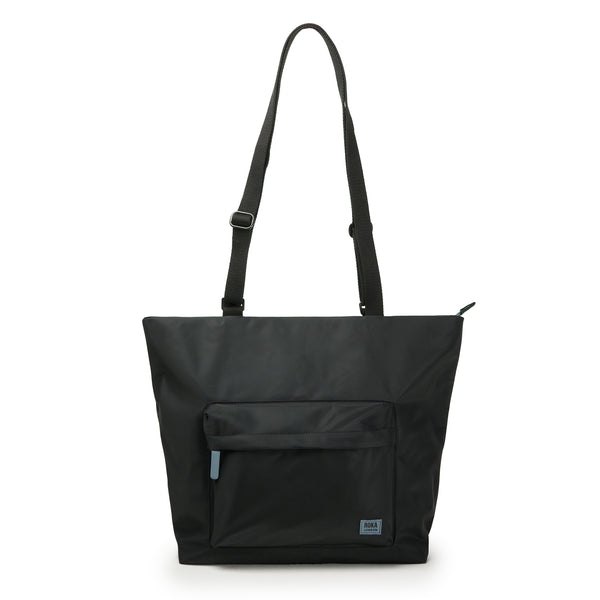 roka london All Black Trafalgar Tote in Airforce